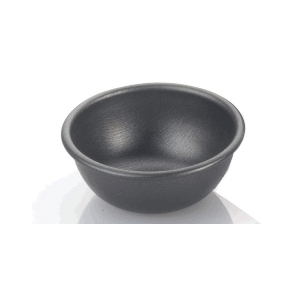 Formina parrozzo in alluminio antiaderente con bordo per monoporzioni a semisfera ø7xh3,5 cm da Vespa