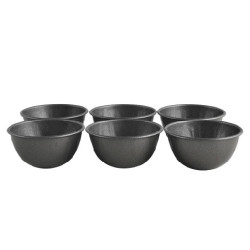 Vespa Formine Parrozzo in Alluminio Antiaderente con Bordo (Ø5×H2cm) – Per Monoporzioni Semisfera (6 Pz)