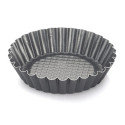 Formina crostatina tonda in alluminio antiaderente con fondo rialzato ø12xh2,5 cm da Vespa