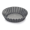 Formina crostatina tonda in alluminio antiaderente con fondo rialzato ø12xh2,5 cm da Vespa