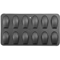 Stampo madeleine teglia in alluminio antiaderente 12 maddalene 7,2x4,5xh1,6 cm Vespa