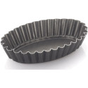 Formina brioche ovale o budino ovale da 11 x 7,5 x h 2,3 cm in alluminio antiaderente da Vespa.