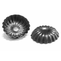 5 o 7 cm Formina riccia tonda bassa stretta in alluminio antiaderente per dessert o monoporzioni Vespa