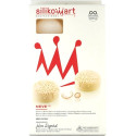 Mini Neve 110 Silikomart stampo silicone monoporzioni con decoro fiocco di neve da 7 cm