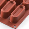 Mini Dessert Oval Silikomart stampo silicone 20 mini dessert ovali 6x2,45xh2,3 cm Mini Dessert Oval Silikomart stampo silicone 20 mini dessert ovali 6x2,45xh2,3 cm