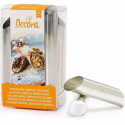 Stampi cannoli siciliani Decora in acciaio ø2xh12 cm confezione da 6 formine cannoli siciliani