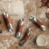 Stampi cannoli siciliani Decora in acciaio ø2xh12 cm confezione da 6 formine cannoli siciliani Stampi cannoli siciliani Decora in acciaio ø2xh12 cm confezione da 6 formine cannoli siciliani