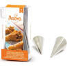 Set 8 stampi coni mignon Decora: formine coni mignon in acciaio inox ø2,5xh8 cm Set 8 stampi coni mignon Decora: formine coni mignon in acciaio inox ø2,5xh8 cm