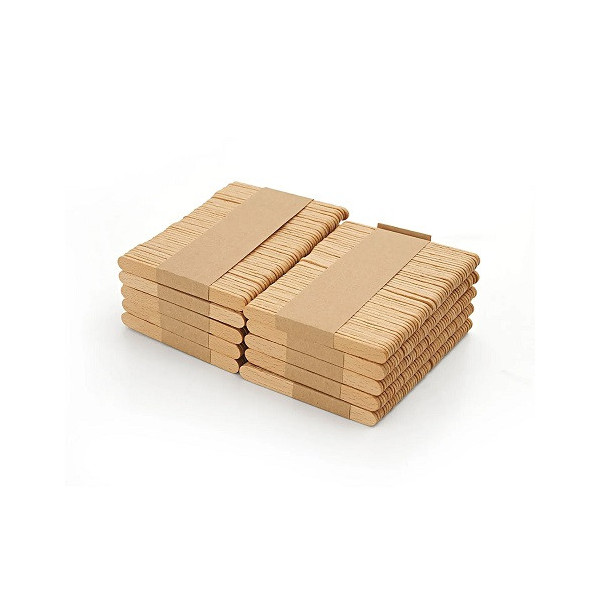 Set 500 bastoncini Silikomart da 72x8xh2 mm bastoncini stecco in legno di faggio per gelato mini
