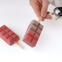 100 o 500 Bastoncini Silikomart da 113x10xh2 mm bastoncini stecco in legno di faggio per gelato