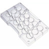 Stampo policarbonato 18 micro semisfere di cioccolato diametro 2,5 cm da Decora Stampo policarbonato 18 micro semisfere di cioccolato diametro 2,5 cm da Decora