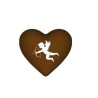 Stampo policarbonato 10 cioccolatini cuori con cupido 4x4xh1,4 cm da 11 g