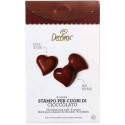 Stampo cioccolato cuore 8 cavità da 4 cm in policarbonato di Decora