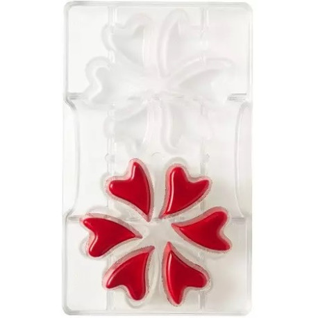Cuore matto Decora stampo policarbonato 12 cioccolatini cuore 30x40xh2 cm Cuore matto Decora stampo policarbonato 12 cioccolatini cuore 30x40xh2 cm