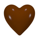 Stampo cuore magnum di cioccolato in policarbonato con 2 cavità da 12 cm