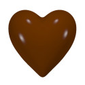 Stampo cuore magnum di cioccolato in policarbonato con 2 cavità da 12 cm