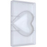 Stampo policarbonato cuore gigante di cioccolato 16x16 cm da 200 g Stampo policarbonato cuore gigante di cioccolato 16x16 cm da 200 g