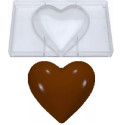 Stampo policarbonato cuore gigante di cioccolato 16x16 cm da 200 g
