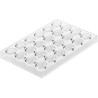 CH020 Cuore 01 P Silikomart: stampo Tritan 24 cuori cioccolato 3,5x2,7 h1,7 cm CH020 Cuore 01 P Silikomart: stampo Tritan 24 cuori cioccolato 3,5x2,7 h1,7 cm