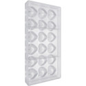 Stampo policarbonato 18 cuoricini di cioccolato 32x32xh14,5 mm da 9 g