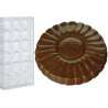 Margherita 6 g stampo policarbonato 18 cioccolatini ø36xh6 mm Margherita 6 g stampo policarbonato 18 cioccolatini ø36xh6 mm