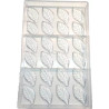 Fogliolina 3 g stampo policarbonato 24 foglie 27x50xh4 mm Fogliolina 3 g stampo policarbonato 24 foglie 27x50xh4 mm