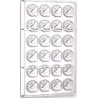 Stampo rosa di cioccolato da 11 g 3 cm in policarbonato per 24 cioccolatini a forma di rosa Stampo rosa di cioccolato da 11 g 3 cm in policarbonato per 24 cioccolatini a forma di rosa