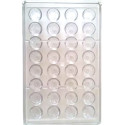 Rosellina 8 g stampo policarbonato 32 cioccolatini piccole rose 24,5x20 mm