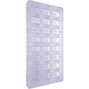 Stampo policarbonato cremino e-mail 24 cioccolatini 3x2xh1,5 cm 10 g