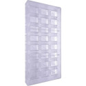 Stampo policarbonato cremino e-mail 24 cioccolatini 3x2xh1,5 cm 10 g