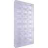 Stampo policarbonato cremino e-mail 24 cioccolatini 3x2xh1,5 cm 10 g Stampo policarbonato cremino e-mail 24 cioccolatini 3x2xh1,5 cm 10 g