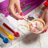 Cucchiaino Decora: stampo in policarbonato per 6 cucchiai di cioccolato di 11,5xh1 cm Cucchiaino Decora: stampo in policarbonato per 6 cucchiai di cioccolato di 11,5xh1 cm