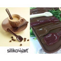 Choco Spoon Silikomart; stampo in silicone per 7 cucchiaini da caffè in cioccolato