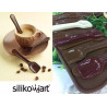 Choco Spoon Silikomart; stampo in silicone per 7 cucchiaini da caffè in cioccolato Choco Spoon Silikomart; stampo in silicone per 7 cucchiaini da caffè in cioccolato
