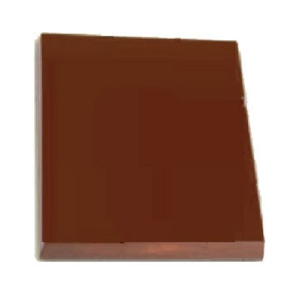 Tavoletta di cioccolato rettangolare liscia da 1,1 Kg stampo policarbonato 28,6x24,8xh1,6 cm