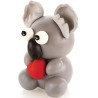 Kit koala da Silikomart: set 4 stampi termoformati per koala 3D di cioccolato di 15,5x11,6xh16 cm Kit koala da Silikomart: set 4 stampi termoformati per koala 3D di cioccolato di 15,5x11,6xh16 cm