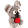 Kit koala da Silikomart: set 4 stampi termoformati per koala 3D di cioccolato di 15,5x11,6xh16 cm Kit koala da Silikomart: set 4 stampi termoformati per koala 3D di cioccolato di 15,5x11,6xh16 cm