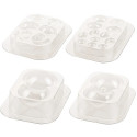 Kit koala da Silikomart: set 4 stampi termoformati per koala 3D di cioccolato di 15,5x11,6xh16 cm