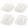 Kit koala da Silikomart: set 4 stampi termoformati per koala 3D di cioccolato di 15,5x11,6xh16 cm Kit koala da Silikomart: set 4 stampi termoformati per koala 3D di cioccolato di 15,5x11,6xh16 cm