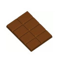 Tavoletta rettangolare 25 g stampo cioccolato policarbonato a quadretti lisci 75x53xh5,8 mm