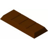 Tavoletta di Modica 100 g: stampo in policarbonato per tavolette di cioccolato 137,5x55xh13 mm