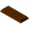 Tavoletta di Modica 100 g: stampo in policarbonato per tavolette di cioccolato 137,5x55xh13 mm Tavoletta di Modica 100 g: stampo in policarbonato per tavolette di cioccolato 137,5x55xh13 mm