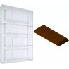 Tavoletta di Modica 100 g: stampo in policarbonato per tavolette di cioccolato 137,5x55xh13 mm Tavoletta di Modica 100 g: stampo in policarbonato per tavolette di cioccolato 137,5x55xh13 mm