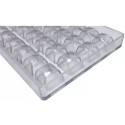 Stampo policarbonato quadrato 32 cioccolatini quadrati 24x24xh19 mm da 7 g