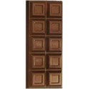 Tavoletta di cioccolato rettangolare blocco da 1 Kg stampo policarbonato 26,9x11,45xh3,85 cm
