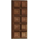 Tavoletta di cioccolato rettangolare blocco da 1 Kg stampo policarbonato 26,9x11,45xh3,85 cm