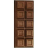 Tavoletta di cioccolato rettangolare blocco da 1 Kg stampo policarbonato 26,9x11,45xh3,85 cm