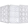 Servizio caffè: set 3 stampi in policarbonato per cioccolato, cucchiaino, piattino e tazzina caffè Servizio caffè: set 3 stampi in policarbonato per cioccolato, cucchiaino, piattino e tazzina caffè