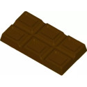 Mini tavoletta da 10 g: stampo in policarbonato per mini blocco cioccolato da 55x30xh6,3 mm