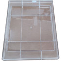 Stampo in policarbonato per tavoletta di cioccolato rettangolare liscia da 1,1 Kg  29x25xh1,6 cm
